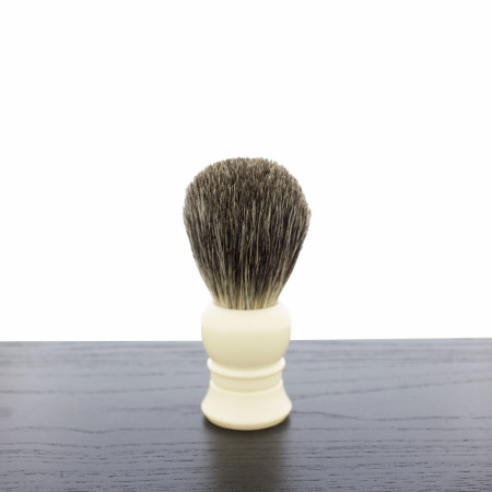 WCS Lantern Shaving Brush, Pure Badger, Ivory